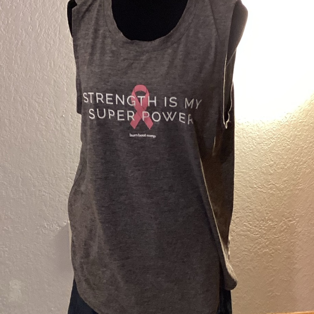 Burn bootcamp breast cancer tank top
